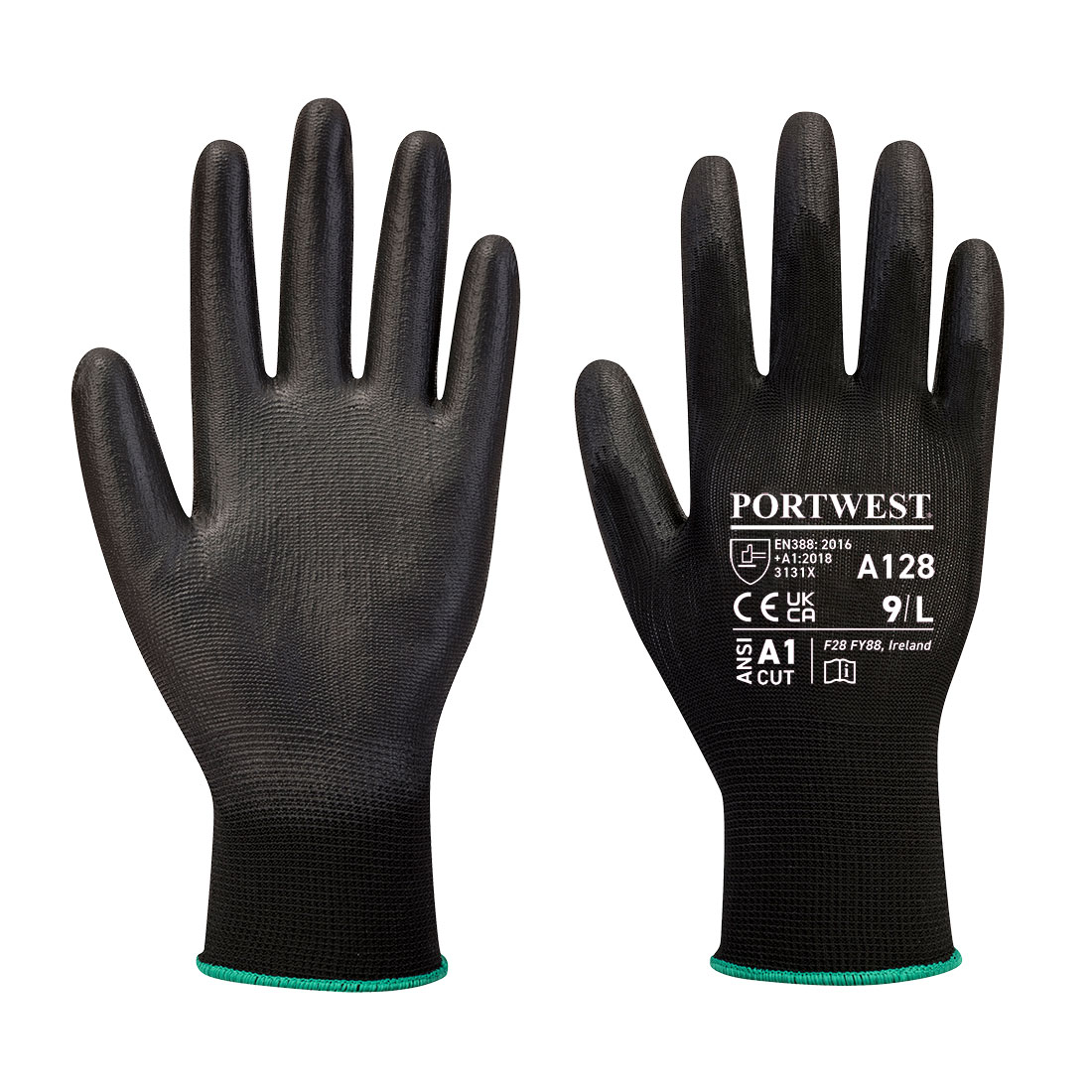 GANT ENDUIT PU PAUME SANS LATEX - PAQUET INDIVIDUEL