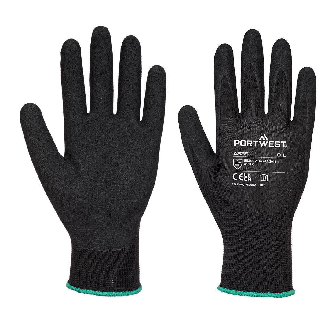 GANT DERMI-GRIP NPR15 NITRILE SABLÉ