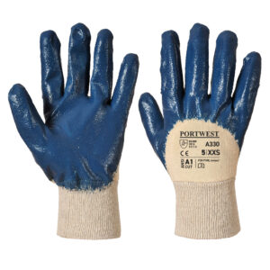 NITRILE DOS AÉRÉ POIGNET TRICOT