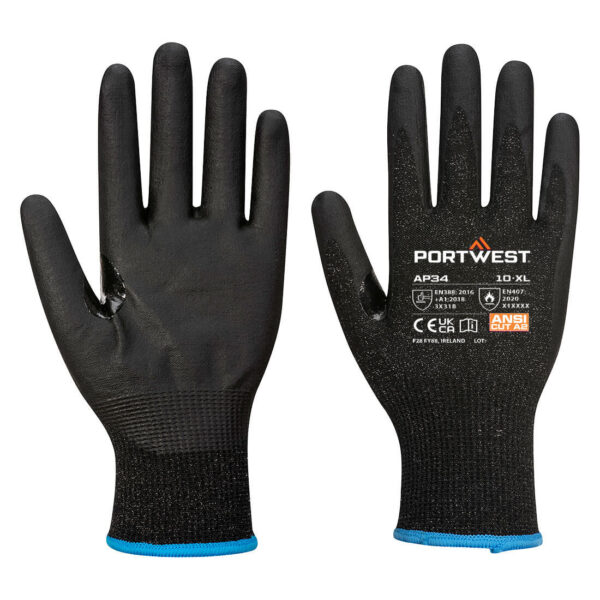 LR15 GANT À ÉCRAN TACTILE MOUSSE DE NITRILE PK12