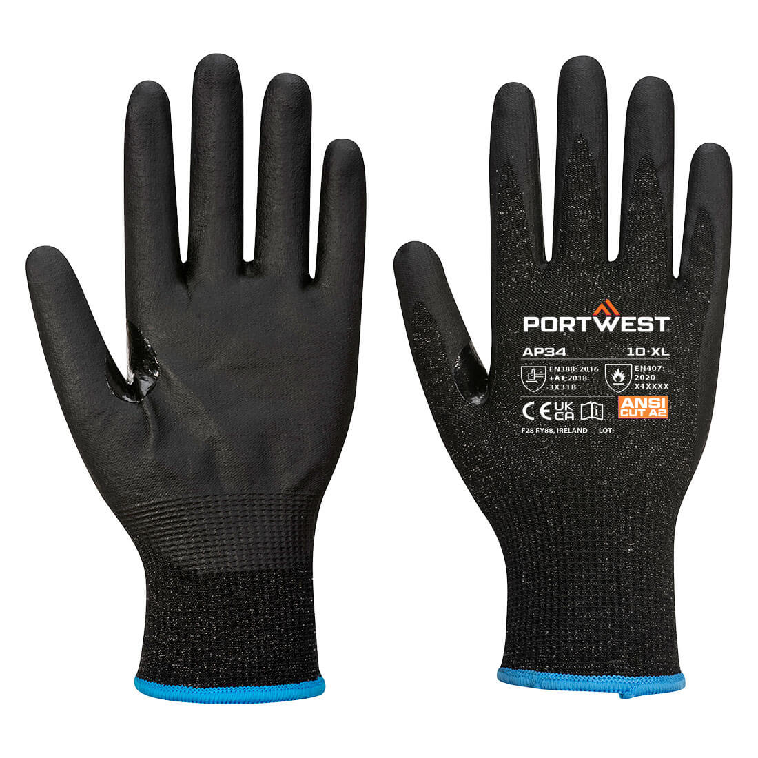 LR15 GANT À ÉCRAN TACTILE MOUSSE DE NITRILE PK12