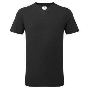 T-SHIRT EN COTON À COL EN V