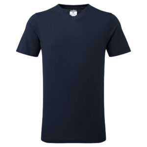 T-SHIRT EN COTON À COL EN V