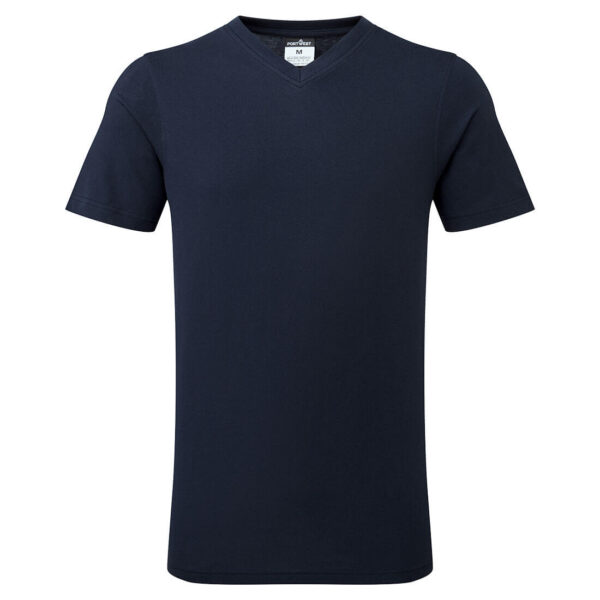 T-SHIRT EN COTON À COL EN V