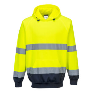 SWEAT SHIRT À CAPUCHE BICOLORE