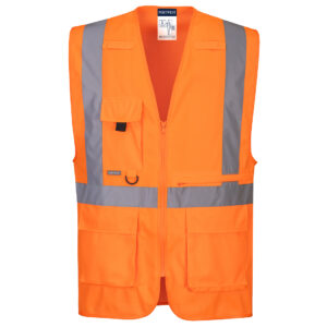 GILET EXECUTIVE HAUTE VISIBILITÉ AVEC POCHE POUR TABLETTE