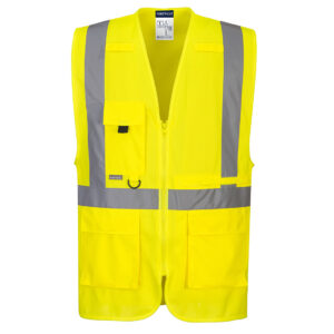 GILET EXECUTIVE HAUTE VISIBILITÉ AVEC POCHE POUR TABLETTE