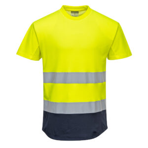 TEE-SHIRT MESH BICOLORE