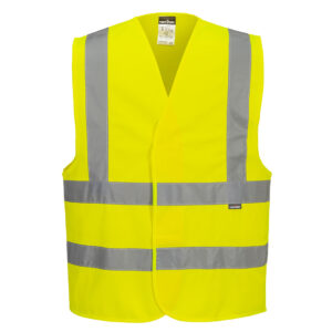 GILET HAUTE-VISIBILITÉ BAUDRIER DOUBLE CEINTURE