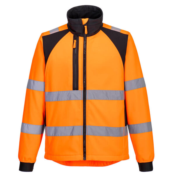 VESTE SOFTSHELL HAUTE VISIBILITÉ ECO WX2 (2 COUCHES)