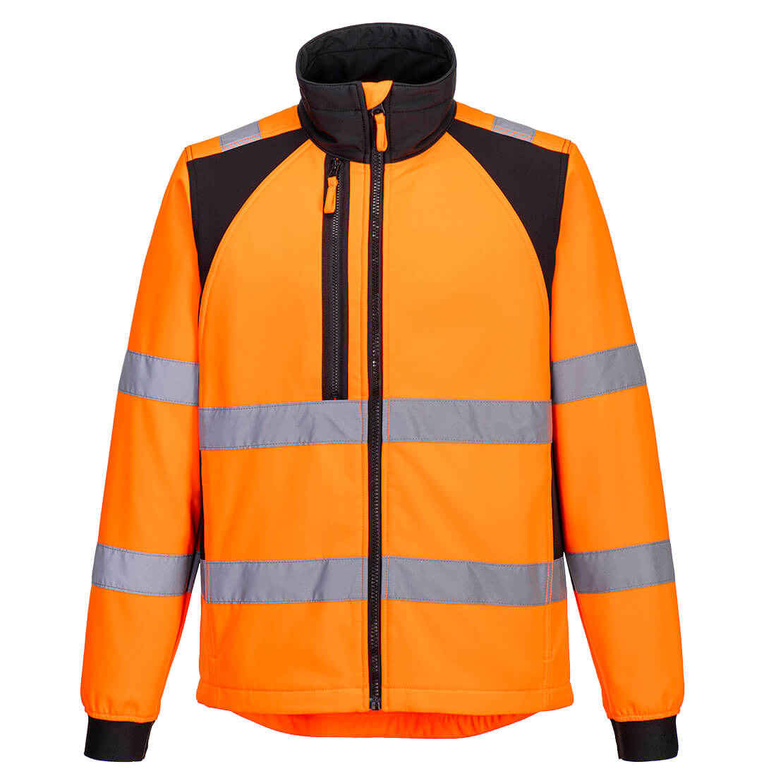 VESTE SOFTSHELL HAUTE VISIBILITÉ ECO WX2 (2 COUCHES)
