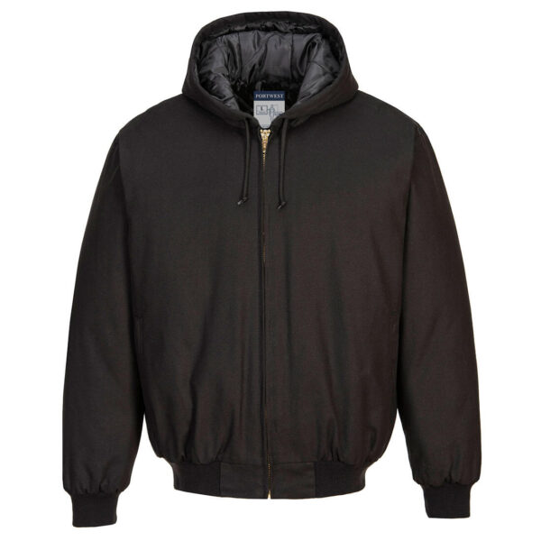VESTE À CAPUCHE AVEC DOUBLURE EN DUVET DE CANARD