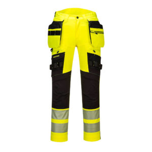 PANTALON DX4 HAUTE-VISIBILITÉ AVEC POCHES FLOTTANTES DÉMONTABLES