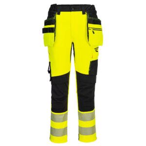 PANTALON DX4 HAUTE-VISIBILITÉ AVEC POCHES FLOTTANTES DÉMONTABLES