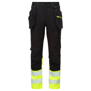 PANTALON DX4 ARTISANS HAUTE-VISIBILITÉ CLASSE 1 AVEC POCHES FLOTTANTES DÉMONTABLES