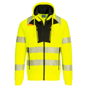 DX4 - SWEAT À CAPUCHE ZIPPÉ HAUTE-VISIBILITÉ