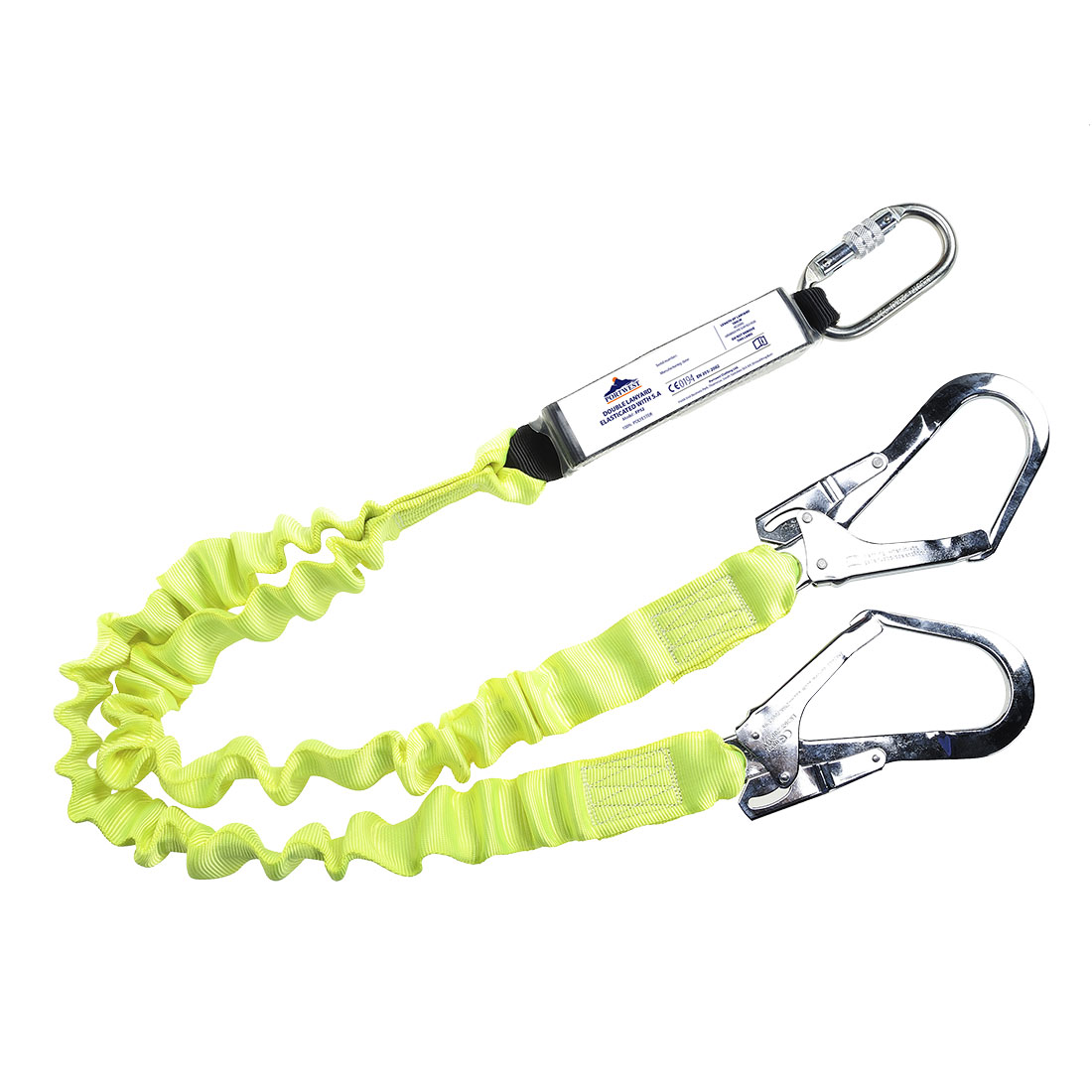 LONGE ÉLASTIQUE DOUBLE AVEC ABSORBEUR D'ÉNERGIE