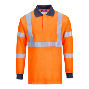 POLO RÉSISTANT À LA FLAMME AVEC NORME RIS