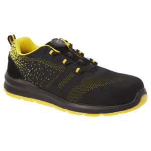 PORTWEST COMPOSITELITE WIRE LACE SAFETY TRAINER KNIT S1P