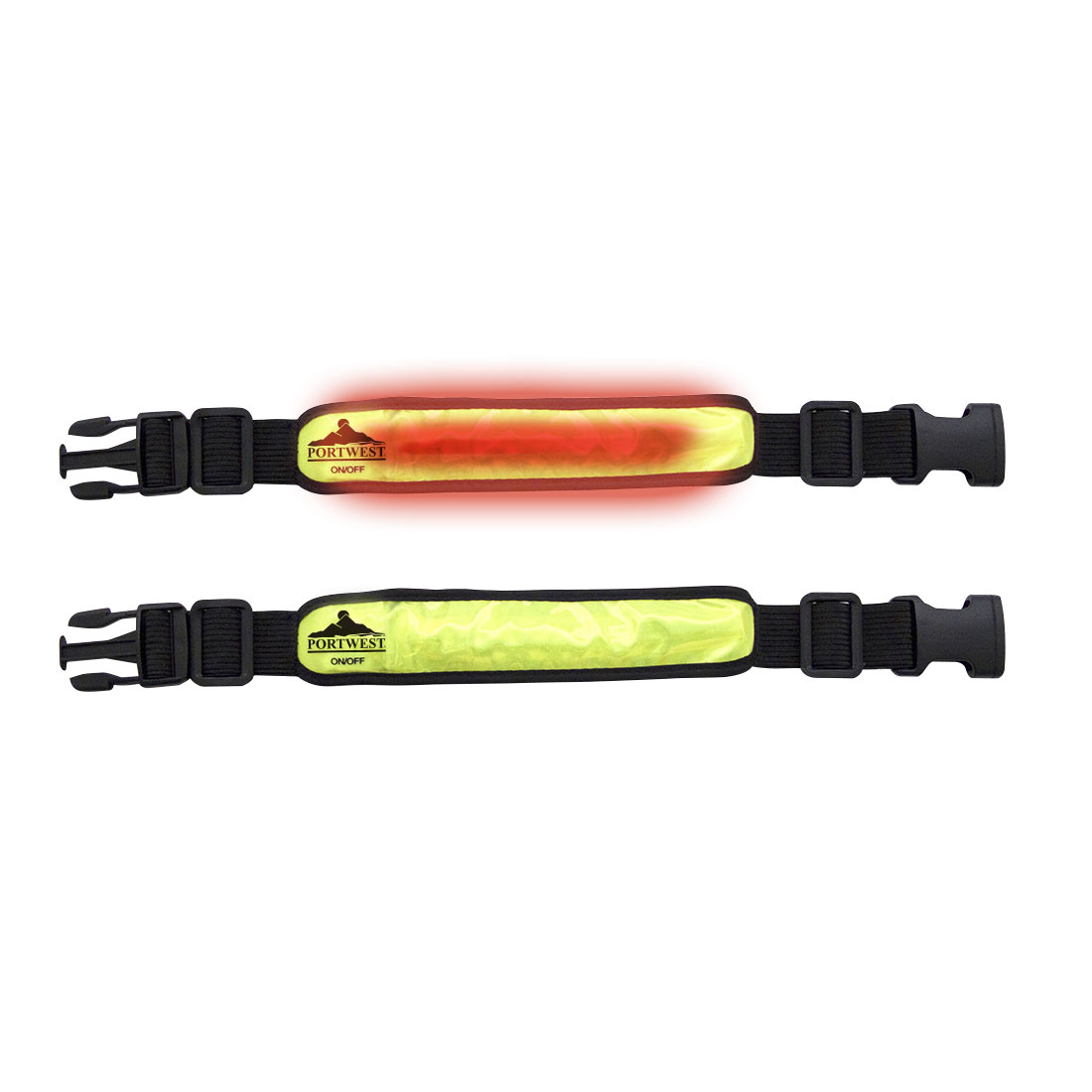 BRASSARD RÉFLÉCHISSANT LUMINEUX CLIGOTANT