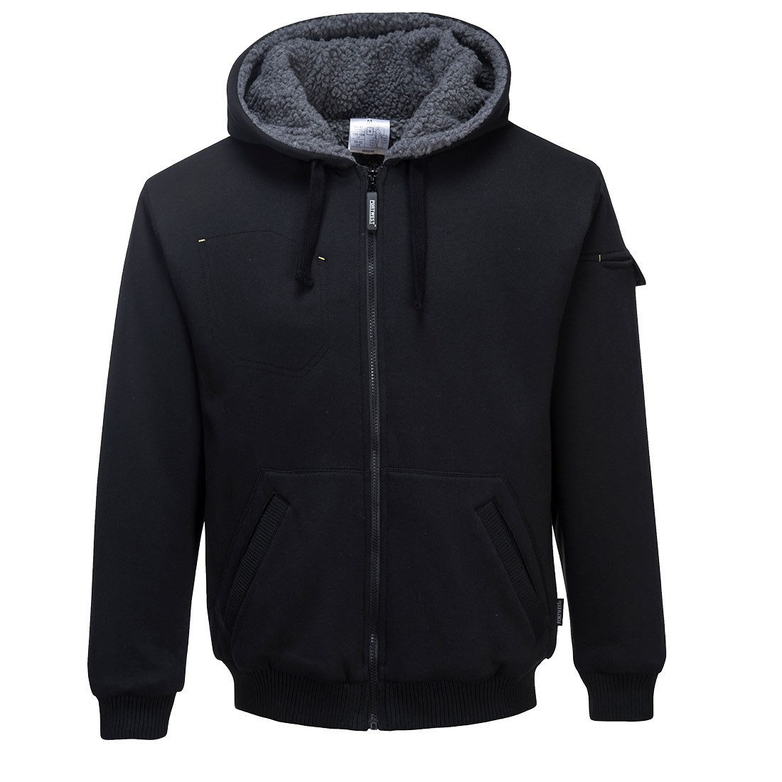 BLOUSON À CAPUCHE PEWTER