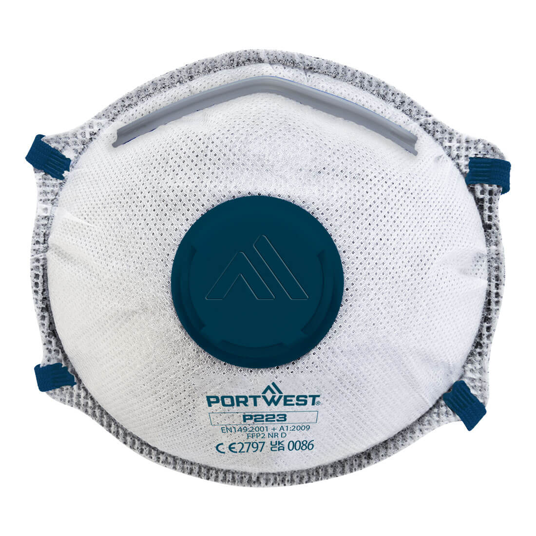 MASQUE FFP2 À VALVE CHARBON DOLOMITE (PK10)