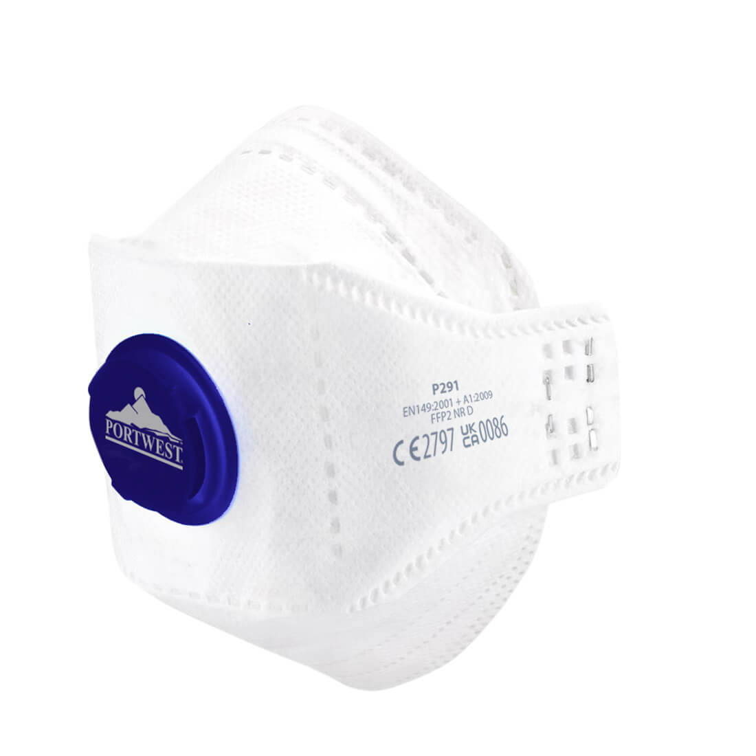 MASQUE PLIABLE À PLAT EAGLE FFP2 À VALVE DOLOMITE (PK10)