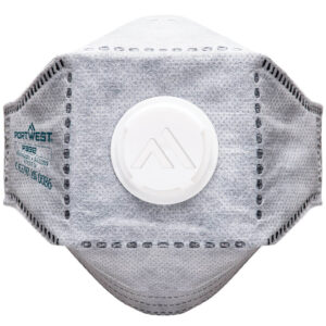 MASQUE EAGLE RESPIRATOIRE FFP3  PLAT PLIABLE EN CARBONE AVEC VALVE (PAQUET DE 10 PIÈCES)