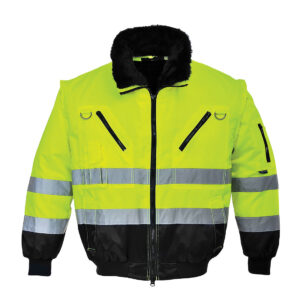 BLOUSON PILOTE 3 EN 1 HAUTE VISIBILITÉ