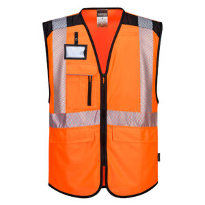 GILET MULTIPOCHES HAUTE-VISIBILITÉ PW3