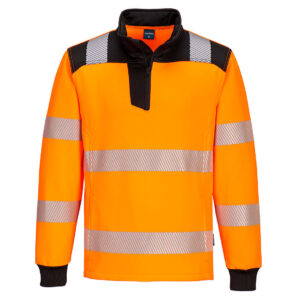 PW3 HI-VIS SWEATSHIRT ZIPPÉ