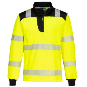 PW3 HI-VIS SWEATSHIRT ZIPPÉ