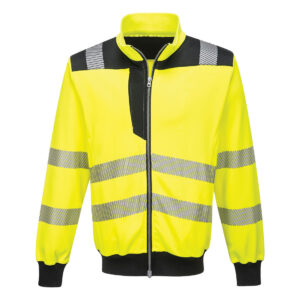 PW3 HI-VIS SWEATSHIRT ZIPPÉ