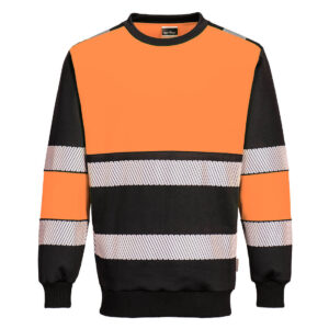 SWEAT-SHIRT PW3 H-VIS CLASS 1