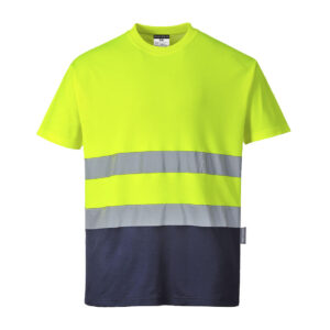 T-SHIRT COTON BICOLORE