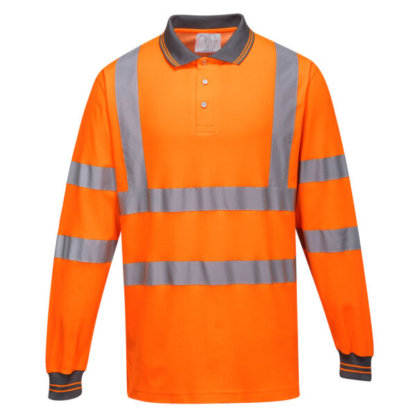 POLO COTON MAJORITAIRE MANCHES LONGUES