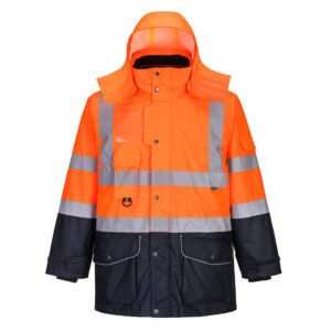 PARKA HAUTE-VISIBILITÉ 7-EN-1 TRAFFIC CONTRAST