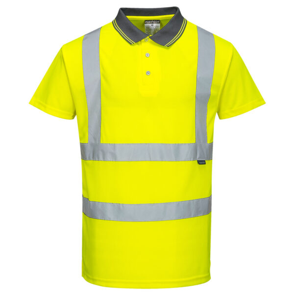 POLO HI-VIS MANCHES COURTES
