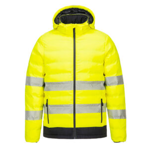 DOUDOUNE CHAUFFANTE HAUTE VISIBILITÉ PAR ULTRASONS