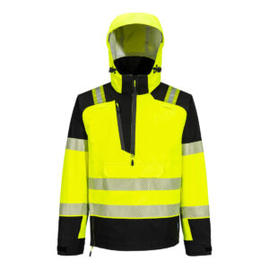 VESTE IMPERMÉABLE À CAPUCHE HAUTE VISIBILITÉ PW3 (3L)