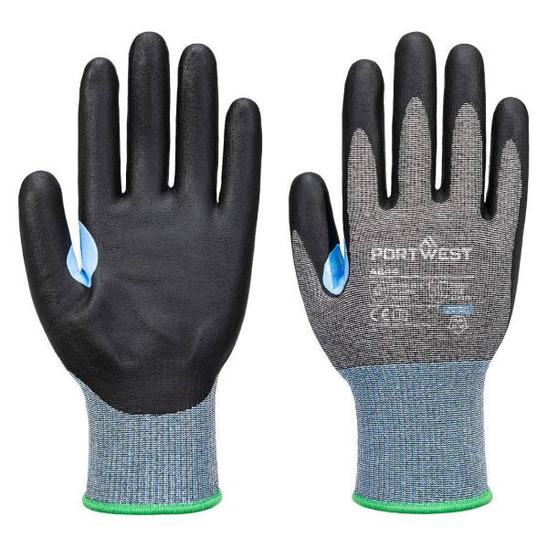 Gant anti-coupures CS D15 Nitrile Gris/Noir
