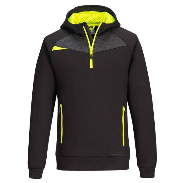 DX4 -Sweat à capuche avec fermeture éclair Noir