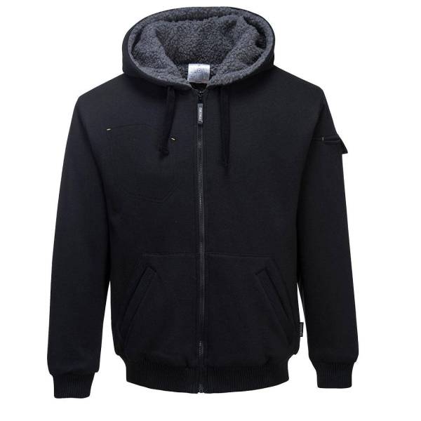 Blouson à capuche Pewter Noir